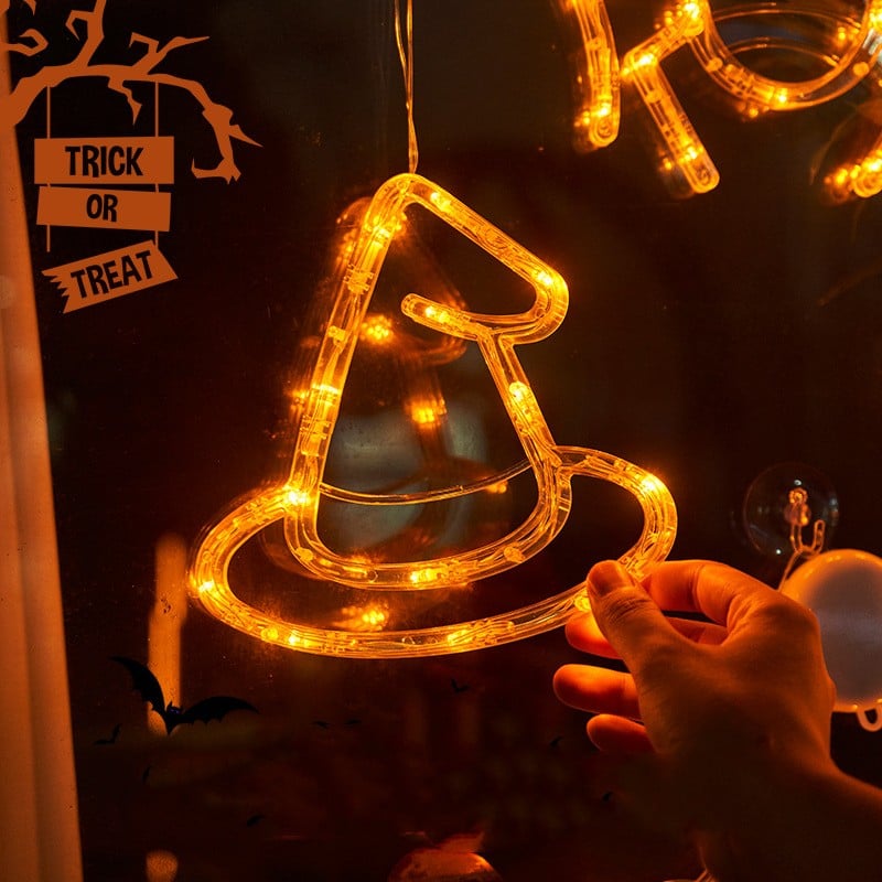 ✨ Upgrade Halloween Window Lights Decorations