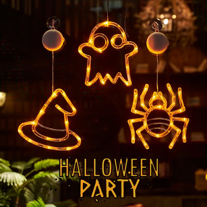 ✨ Upgrade Halloween Window Lights Decorations