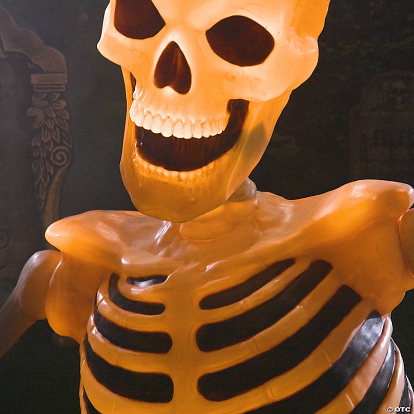 4 Ft. Light-Up Groundbreaker Skeleton Halloween Decoration