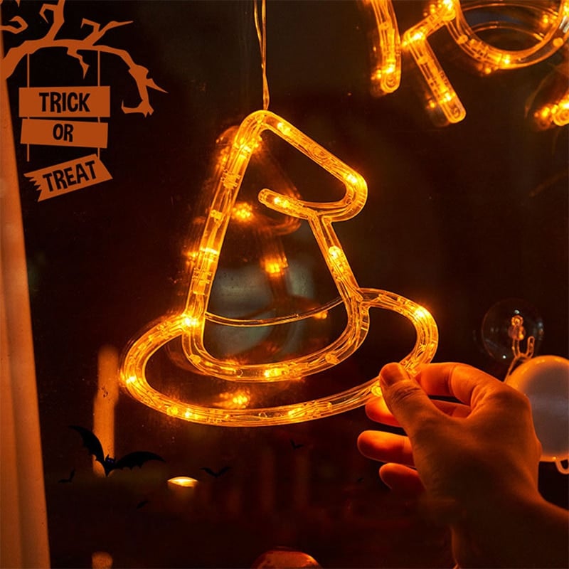 ✨ Upgrade Halloween Window Lights Decorations