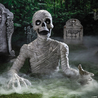 35" Groundbreaker Reaching Mummy Halloween Decoration