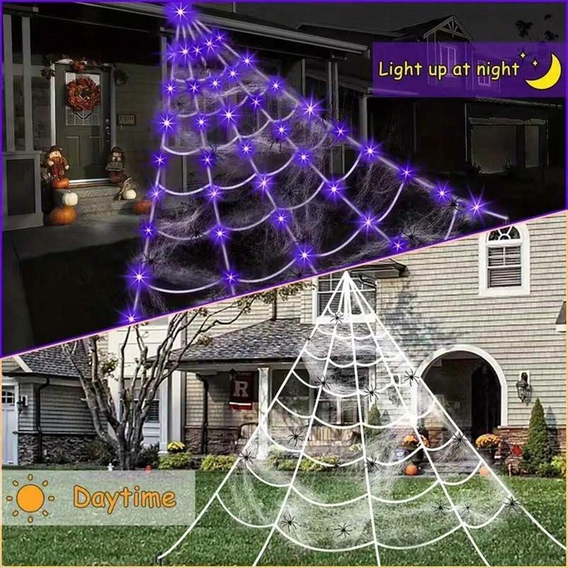Halloween Decor Spider Web Design Hanging Light